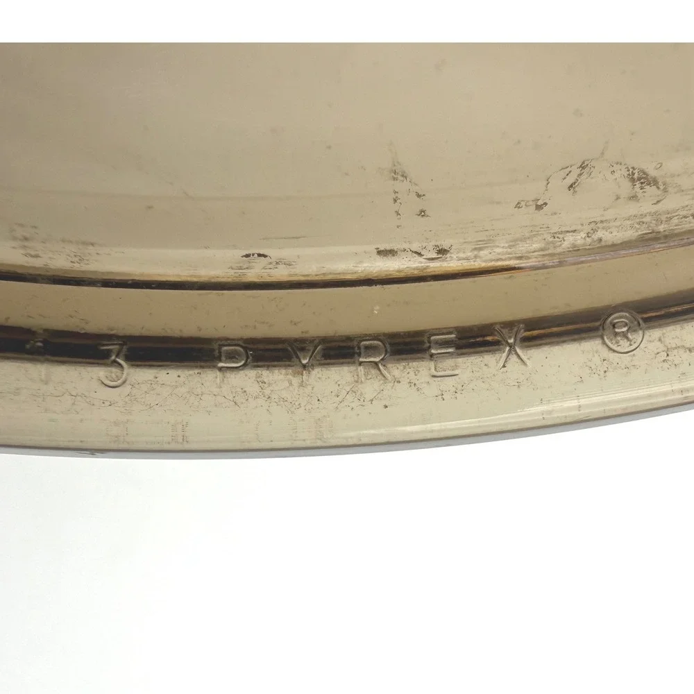 Pyrex Visions Glass Lid 10.5 In Amber V-1.5-C Replacement Cover 1.5Qt Casserole